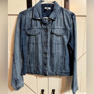 NWOT Tribal Soft Denim Jean Jacket Size Medium